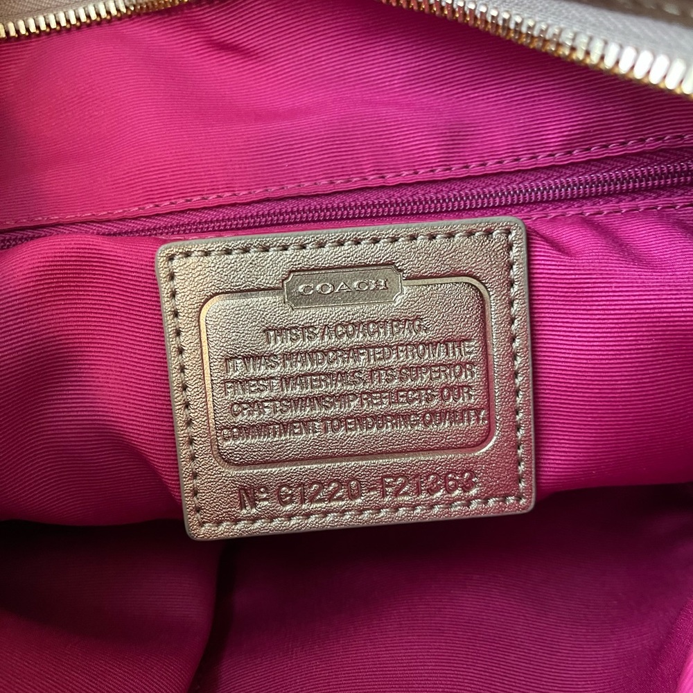 Coach Peyton Tattersall Crossbody Bag and Wallet Set - Picture 3 of 6